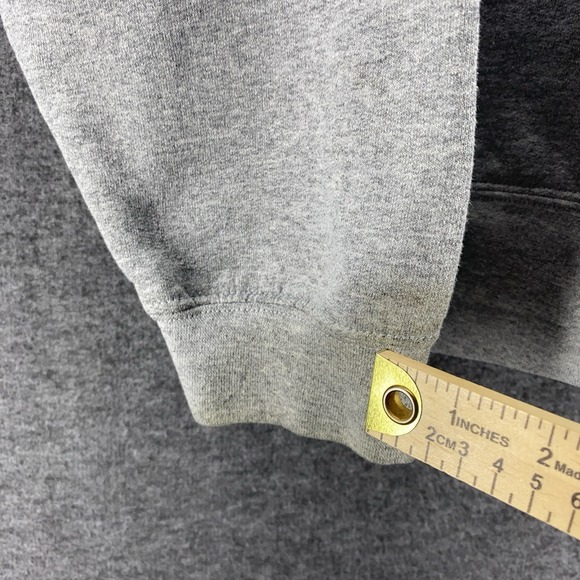 Gildan Sweater Mens XL Gray North Carolina Long Sleeve Hooded Pullover Hoodie - Picture 2 of 10